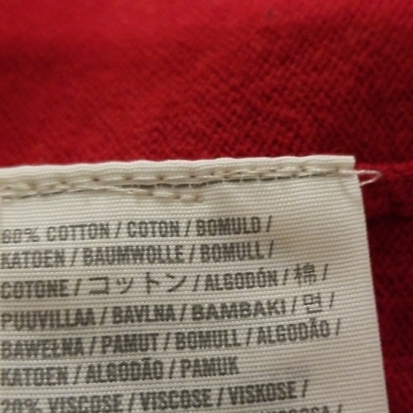 Hollister Womens/Juniors Sweater Red Button-Up Pockets size S GUC - Picture 6 of 8